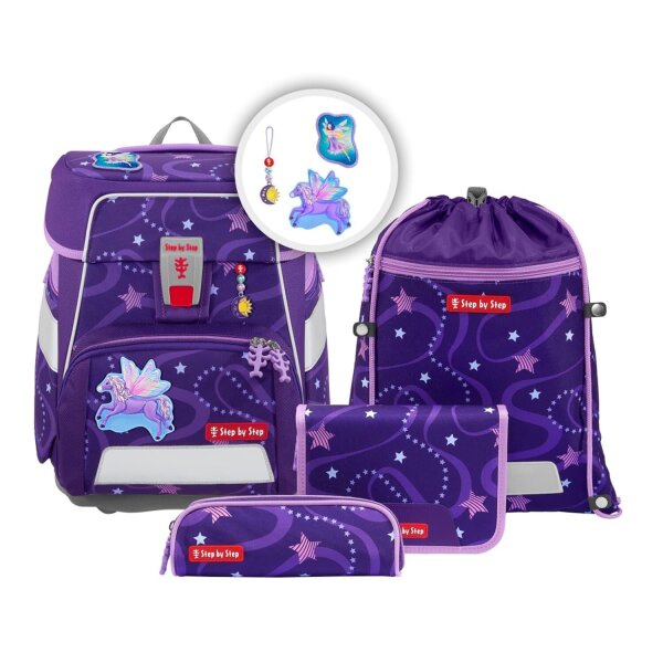 Step by Step SPACE  Pegasus Emily, Schulranzen-Set5-teilig