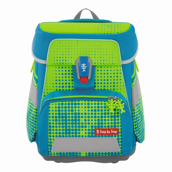Step by Step SPACE NEON Race Car Chuck,Schulranzen-Set 5-teilig