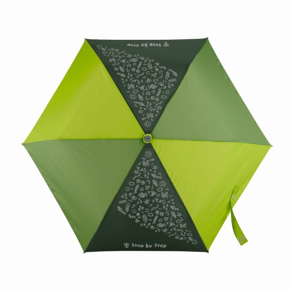Step by Step Regenschirm Green, Magic Rain EFFECT