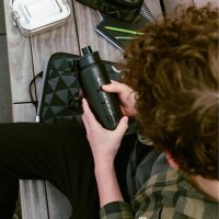 Satch Schwarz Edelstahl Trinkflasche