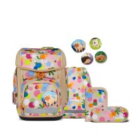 Ergobag Cubo Set Flower PowBär 5tlg. Schulranzen Set