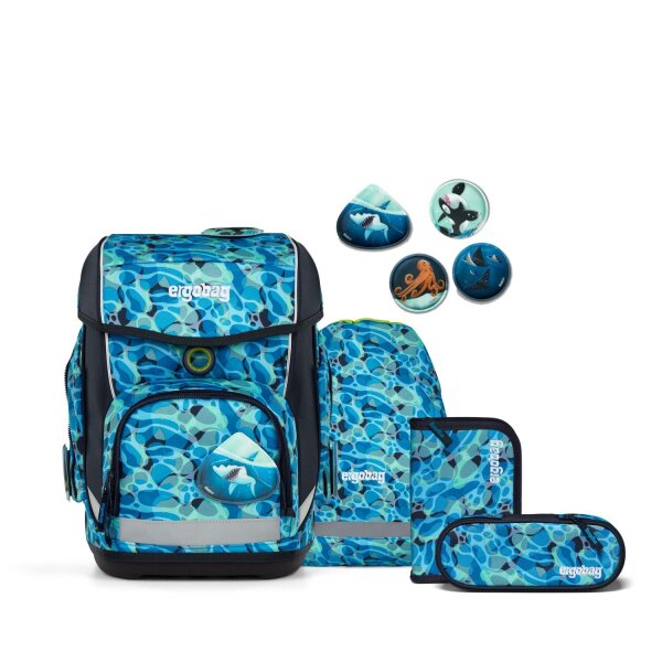 Ergobag Cubo Set AbtauchBär 5tlg. Schulranzen Set