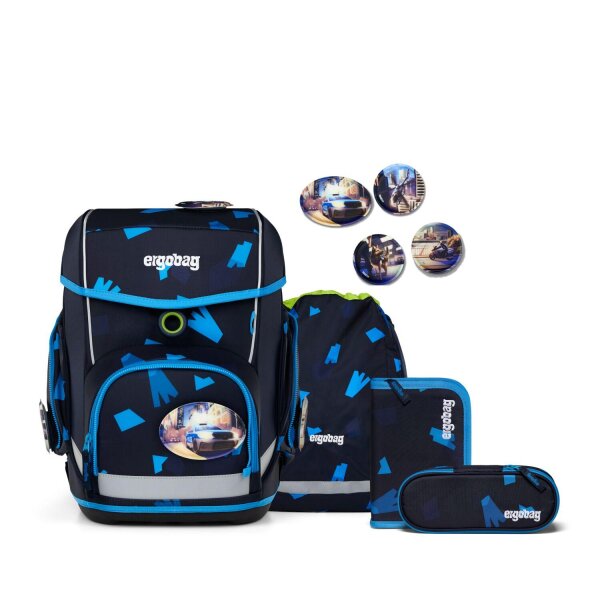 Ergobag Cubo Set VerfolgBärjagd 5tlg. Schulranzen Set