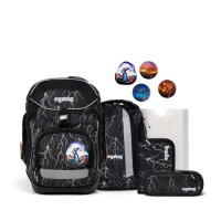 Ergobag Pack Set Super ReflektBär 6tlg. Schulrucksack Set