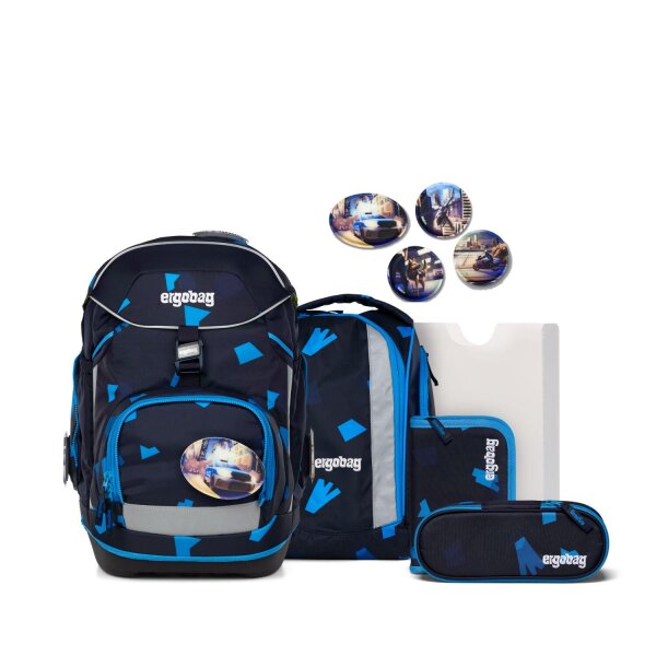 Ergobag Pack Set VerfolgBärjagd 6tlg. Schulrucksack Set