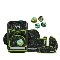 Ergobag Cubo Light Set CyBär Race 5tlg. Schulranzen Set