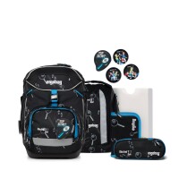Ergobag Pack Set Drei Fragezeichen Kids Bärdektiv 6tlg. Schulrucksack Set