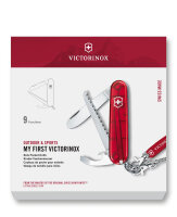 Victorinox My First 84mm rot transparent