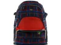 Coocazoo Everclever Check Peacoat Schulrucksack