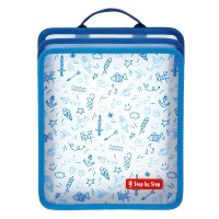 Step by Step Heftbox Faltbar Blau