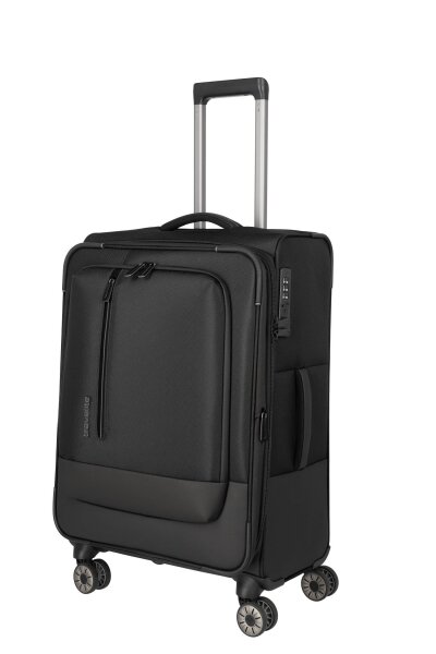 Travelite CROSSLITE Trolley 4w M exp., Black