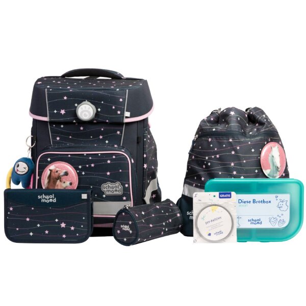 School-Mood Champion Maxx Pro Ella (Pony), Set 7-tlg. Schulranzen